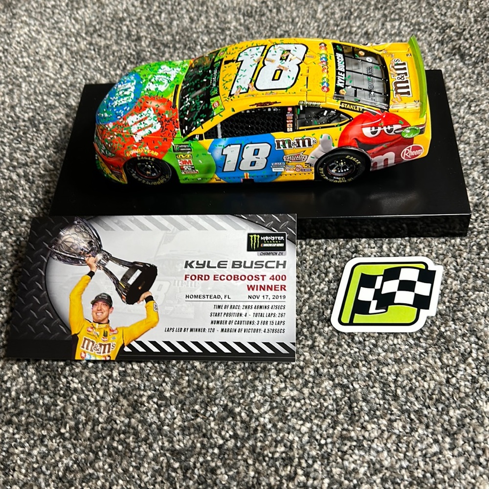 Kyle Busch 2019 M&M’S Homestead Win